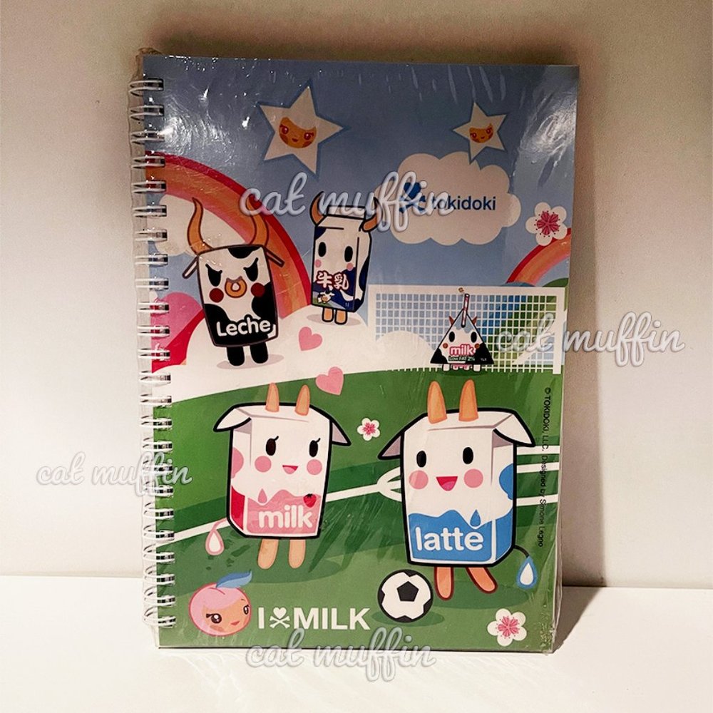 TOKIDOKI MOOFIA SOCCER SPIRAL NOTEBOOK NEW / SEALED